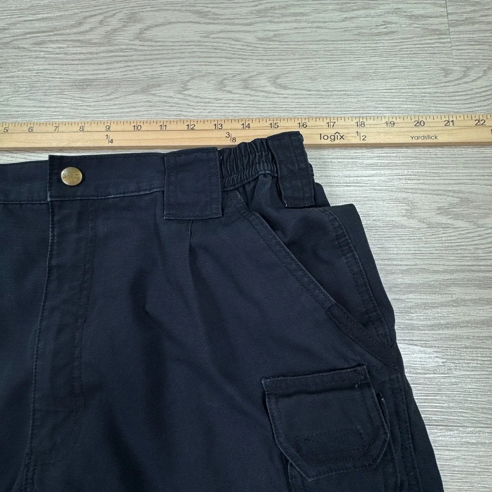 5.11 Tactical Men's Cargo Pants Cotton Canvas Navy Blue 34X30 Workwear Techwear